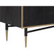 Markwood 55 X 17.75 inch Brass / Dark Brown Sideboard
